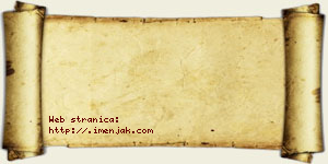 Jovana Orbović vizit kartica